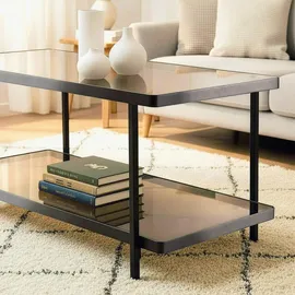 CaliCosy Couchtisch Schwarz Holzwerkstoff 50 x 48 x 50 cm