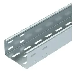 OBO 6061841 Kabelrinne für Fördertechnik 60x100x3000 Stahl bandverzinkt BKRS F 610 FS  - 3 Meter
