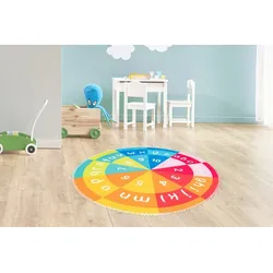 Kinderteppich ARTE ESPINA "Coco 300", bunt (multi), H:5mm Ø:160cm, Polyester, Teppiche