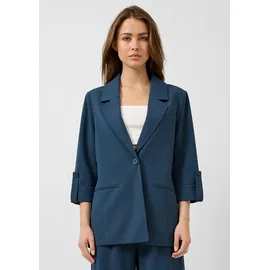QS Blazer mit Turn-ups - blau - 36