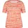Rabe Rundhalsshirt im Streifen-Look und mit Nieten-Details Gr. 48, Mandarine, , 94374915-48