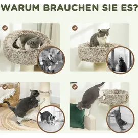 PawHut Kratzbaum 87 cm hoch braun