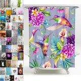 Sanilo Duschvorhang Kolibri 180 x 200 cm lila