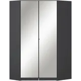 Rauch Möbel Eckkleiderschrank, Grau, metallic)