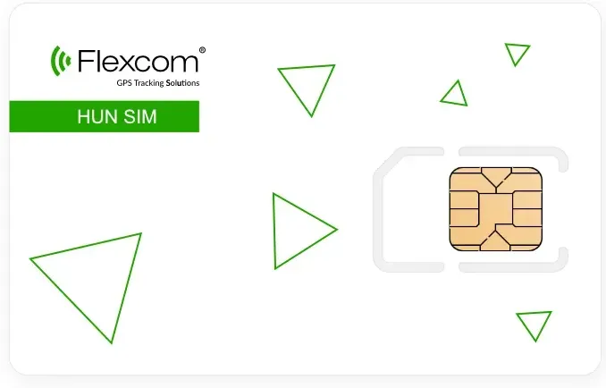 Flexcom SIMGPSHU6H Daten-SIM-Karte für GPS-Tracker – 6 Monate Nutzung in Ungarn