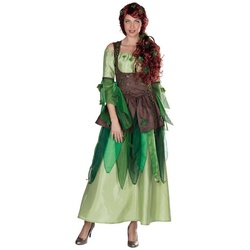 Rubie ́s Kostüm Grüne Waldfee, Mythenhaftes Waldwesen in Laub- und Erdfarben grün 48