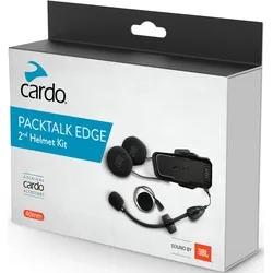 Cardo Packtalk Edge HD JBL Zweithelm Erweiterungsset, schwarz für Männer