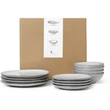 Broste Copenhagen Nordic Sand Geschirr Dinner-Set 12-tlg.