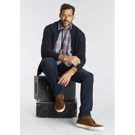 MAN'S WORLD Strickjacke Blau 4XL