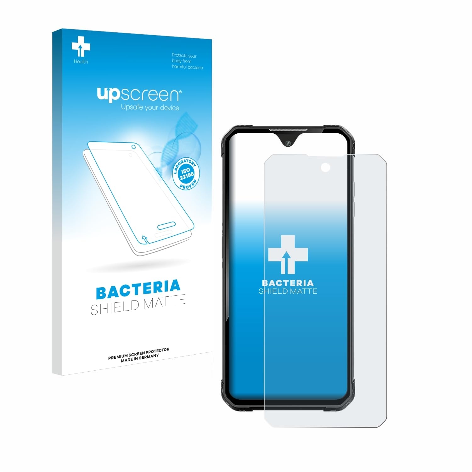 upscreen Antibakterielle Entspiegelungs-Schutzfolie für iiiF150 Air 1 Ultra Plus (2023) - Anti-Reflex Displayschutzfolie matt, Anti-Fingerprint