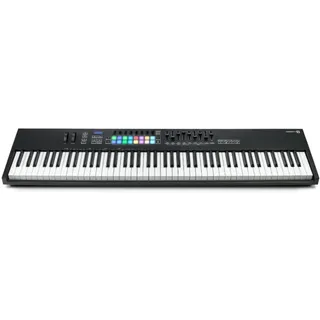 Novation Launchkey 88 [MK3] - Premium-MIDI-Controller-Keyboard mit 88 Tasten für die ausdrucksstarke Musikerstellung, schwarz
