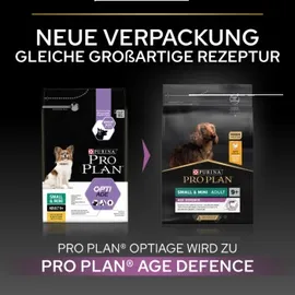 Purina Pro Plan Small & Mini Adult 9+ Age Defence mit Huhn Hundefutter 3 kg