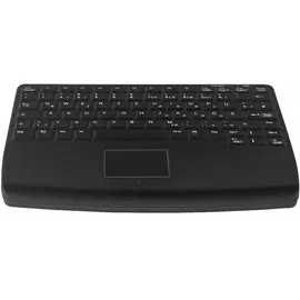 Active Key desinfizierbare Hygiene-Tastatur mit Touchpad, vollversiegelt, Schwarz