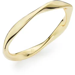 Fingerring »Schmuck Geschenk Silber 925 Damenring Welle«, 56523914-59 gelbgoldfarben