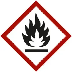 Gefahrstoffsymbol Flamme, Typ: 04105