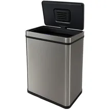 well home mobiliario & decoración Abfalleimer 50 l Silber