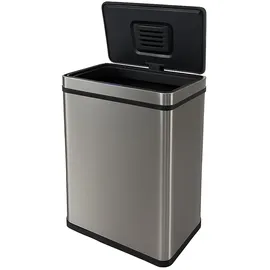 well home mobiliario & decoración Abfalleimer 50 l Silber