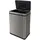 well home mobiliario & decoración Abfalleimer 50 l Silber