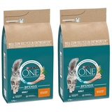 Purina One Katzenfutter Bifensis Adult Trockenfutter für Katzen Huhn 2x5,7kg