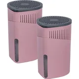 Wenko Drop Rosa 1000 g 2er Set Raumentfeuchter Mod.