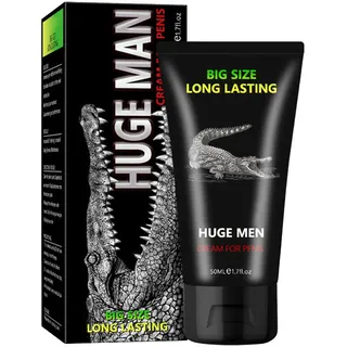 2pc Vergrößerungs & Wachstumscreme für Männer Riesige Männer Penis XXL Creme 50ml Massagegel für verbesserte männliche Leistung längere und dickere (2 pc Vergrößerungs Wachstumscreme)