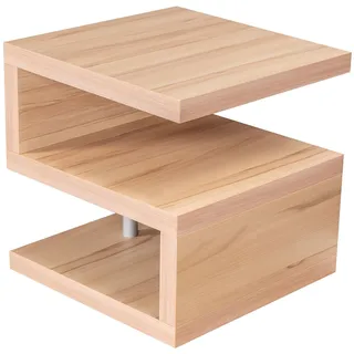 Couchtisch Sigi Kernbuche 44x44cm H: 44cm Keine Montage Beistelltisch