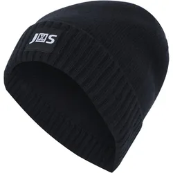 Beanie mit Label-Patch SCHWARZ No Size