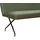 OTTO home Eckbank OTTO HOME "Bruna Esszimmerbank, Bank, Küchenbank, Polsterbank", grün, B:241cm H:87cm T:177cm, Holzwerkstoff, Massivholz, Metall, Polyester, Sitzbänke, Eckbank, Mattschwarzes Metallgestell, 2-Stoff-Design, Wellenfederung im Sitz