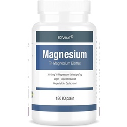EXVital® Tri-Magnesium Dicitrat hoch konzentriert Kapseln 156 g