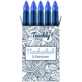 teachly Kugelschreiber Blau 0,6 mm 5 St.