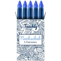 teachly Kugelschreiber Blau 0,6 mm 5 St.
