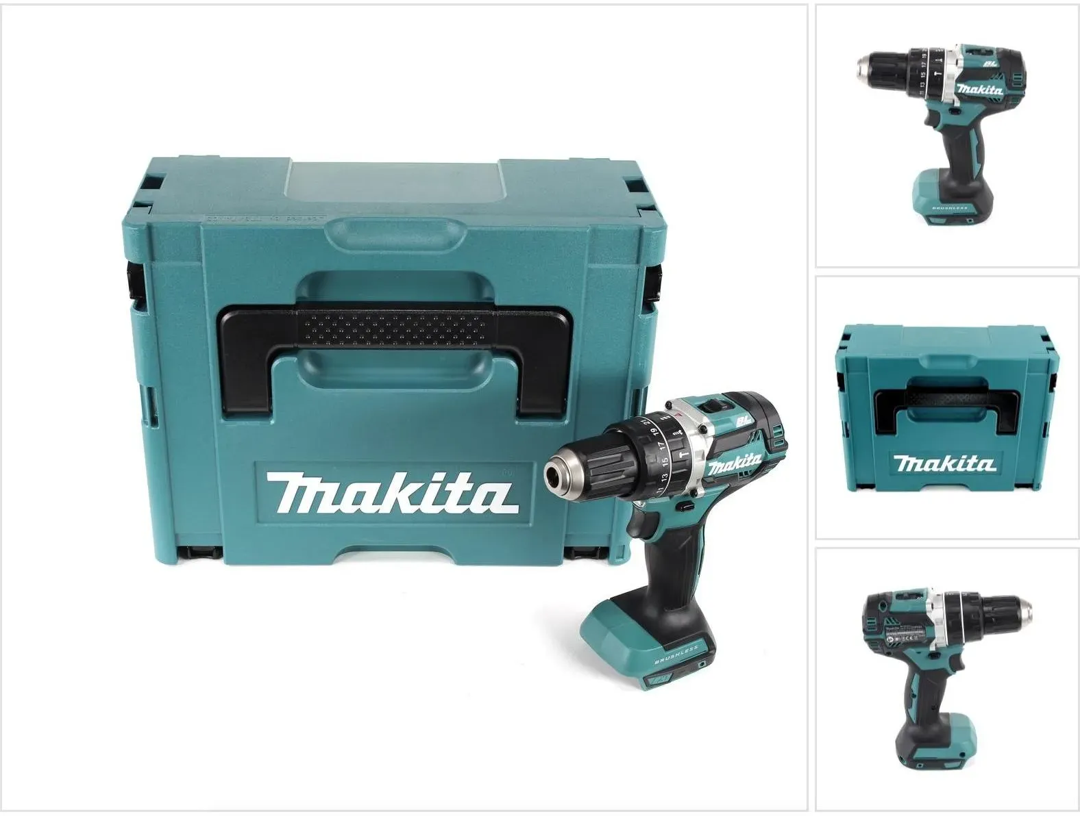 Makita, Bohrmaschine + Akkuschrauber, DHP 484 ZJ (Akkubetrieb)