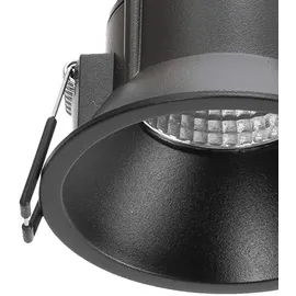 ARCCHIO Einbaustrahler 1 x 6 W LED rund schwarz