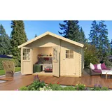 Weka Gartenhaus 253 3,7 x 2 m natur