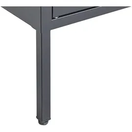 Beliani Vitrine - Buffetschrank, LERRYN 90 x 35 x 111 cm