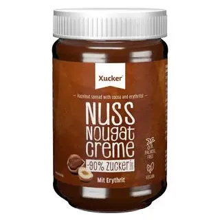 Xucker Nuss-Nougat Creme mit Erythrit (300g)