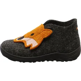 superfit Baby Jungen - Schuhe HAPPY Slipper, Modern, GRAU/ORANGE 4700, 20