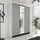 kier furniture Drehtürenschrank Eden 156,4 x 205 x 39 cm Weiß