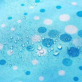 Beliani Sitzsack FUZZY Hellblau