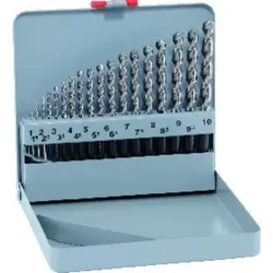 MAYKESTAG Spiralbohrer-Satz D338 HSSE 1-10,0mm+KS10,4