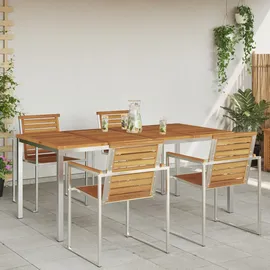 vidaXL Gartentisch 180 x 90 x 75 cm Akazie