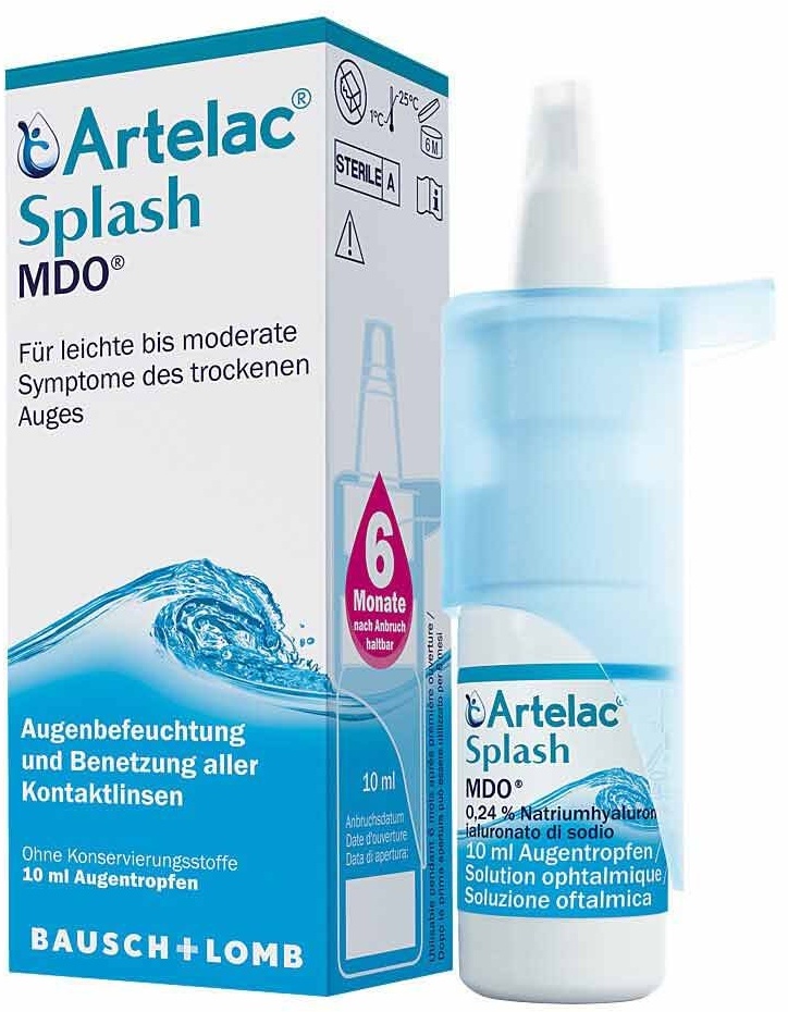 Artelac Splash MDO Augentropfen für trockene brennende Augen