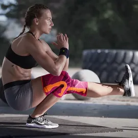 Bauerfeind Sports Kniebandage pink XXL