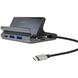 4smarts 7in1 Hub Universal Tablet und Phone Stand plus DeX-Modus grau