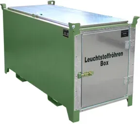 Bauer Südlohn Leuchtstoffröhren-Box SL-D 200, lackiert, Resedagrün