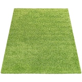 Paco Home Hochflor-Teppich »Sky 250«, rechteckig, gewebt, Uni-Farben, intensive Farbbrillanz, auch als Läufer erhältlich, grün