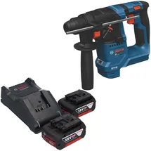 Bosch GBH 18V-18 ohne Akku + 2 x 5,0 Ah + Ladegerät