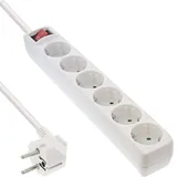 InLine Steckdosenleiste 6-fach 5 m Weiß 1 St.