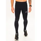 compressport winter running legging schwarz - L