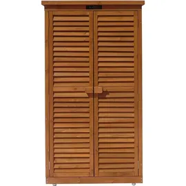 Habitat et Jardin Gartenschrank Space 87 x 46,5 x 160 cm Braun